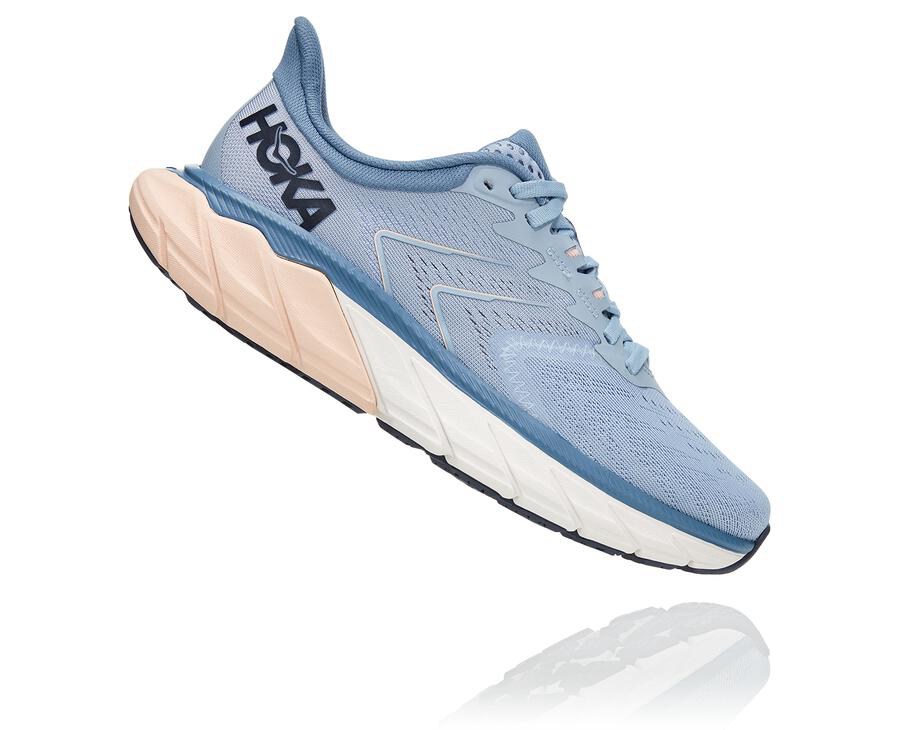 Hoka One One Arahi 5 Löparskor Dam - Blå - NTPJK-2953